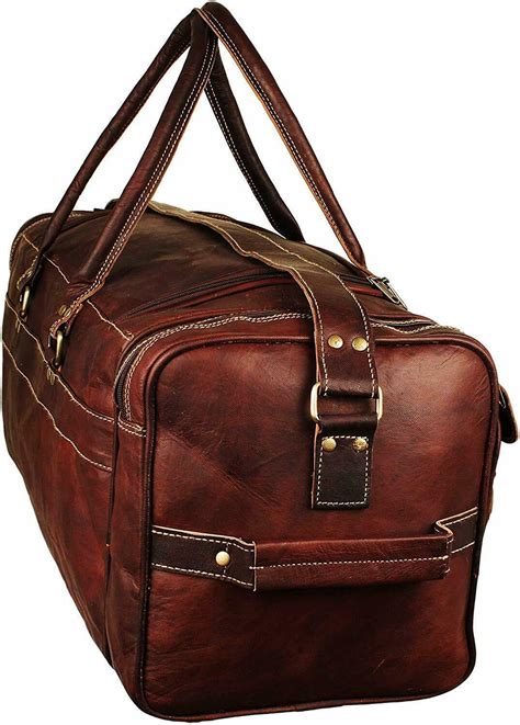 leather travel duffel bag women